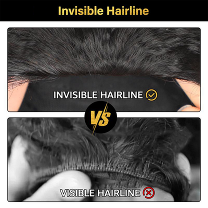 Afro Curly Wear  Half Wig 180% 250% Density Upgrade With Drawstring Cap Invisible Hairline Human Hair Wigs Beginner Friendly